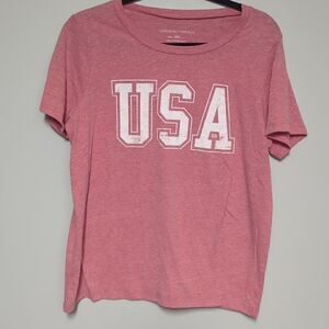 Grayson/Threads Red USA Short Sleeve Shirt